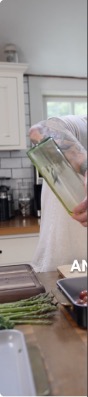 Michael Chernow pouring from a Caraway glass container
